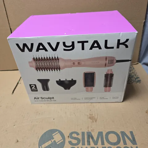 WAVYTALK AIR SCULPT 5 IN 1 HOT AIR BRUSH SET BOXED