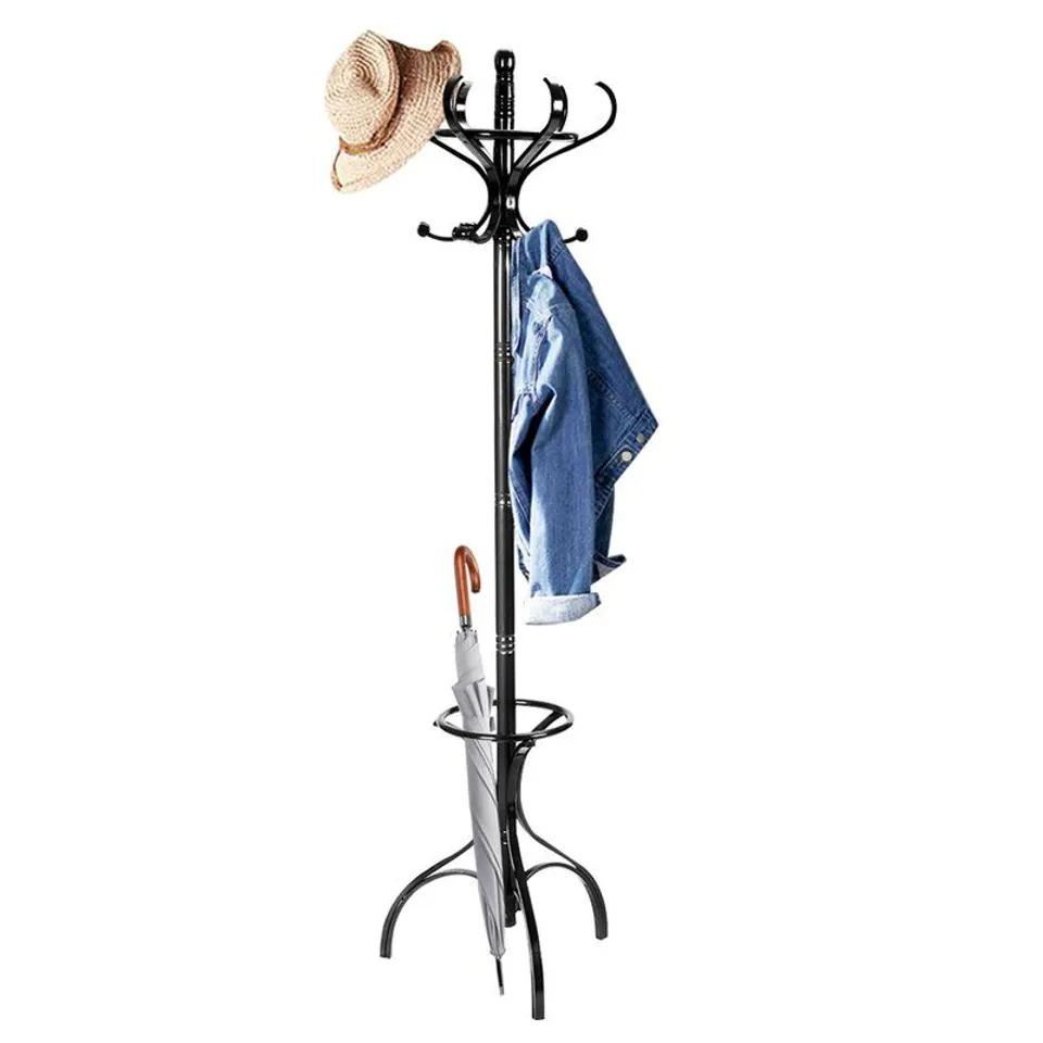 BOXED STURMINSTER STEEL 12 - FREESTANDING COAT STAND