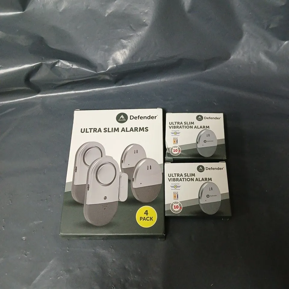 3 X DEFENDER SECURITY ALARM PRODUCTS