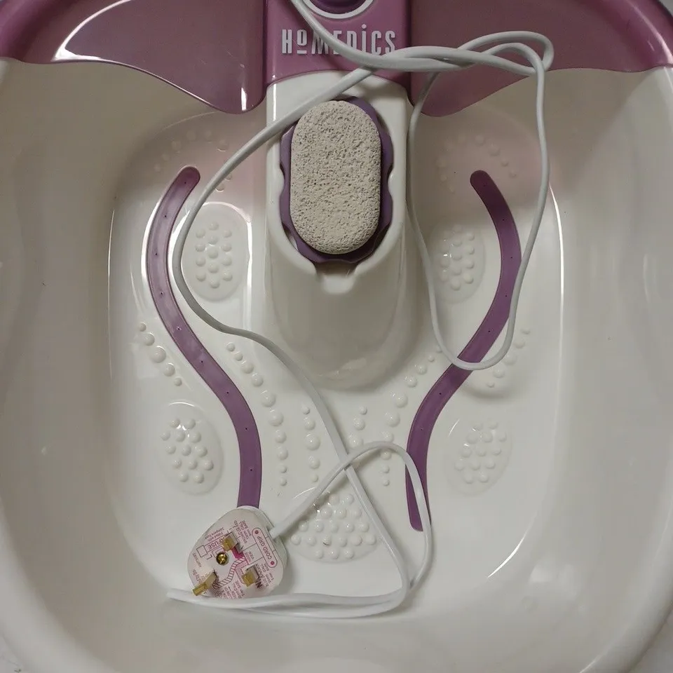HOMEDICS BUBBLEMATE FOOT SPA AND MASSAGER