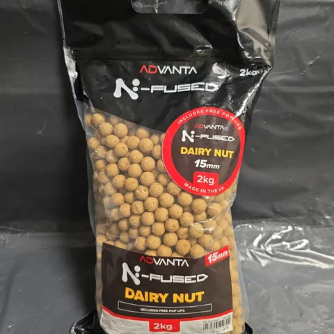 ADVANTA N-FUSED DAIRY NUT 15MM FISHING BAIT, 2KG