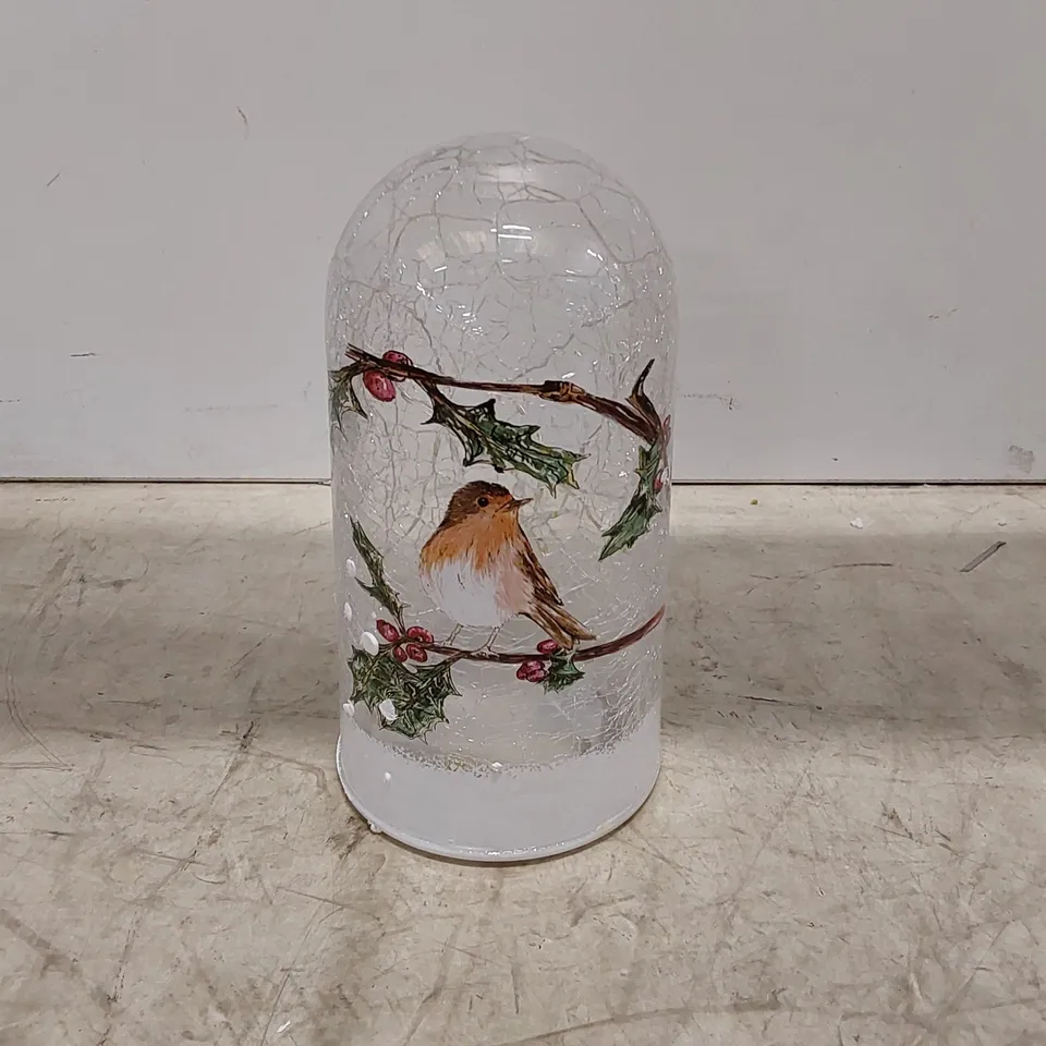 BOXED DECORATIVE CHRISTMAS LIGHT // CRACKED GLASS (1 BOX)
