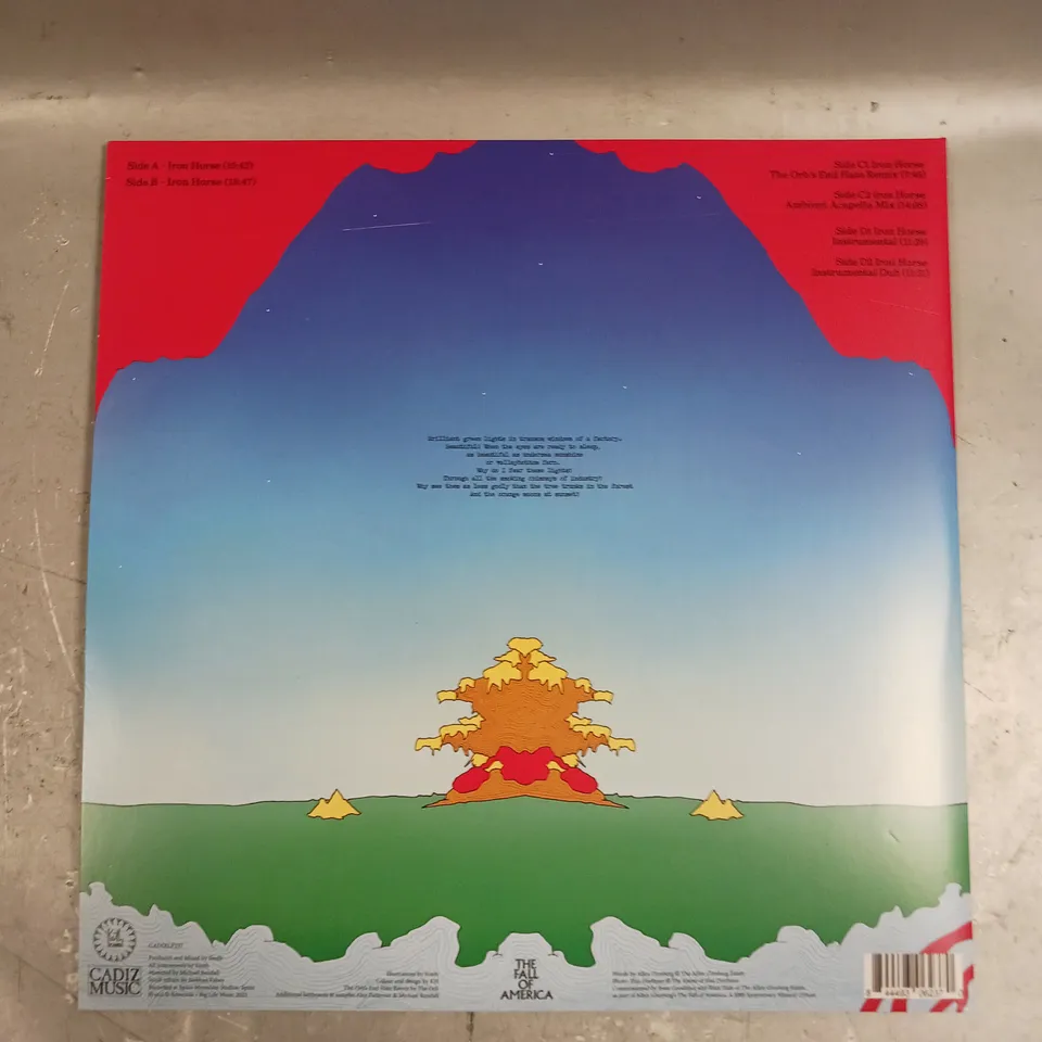 YOUTH FEATURING ALLEN GINSBERG IRON HORSE VINYL 