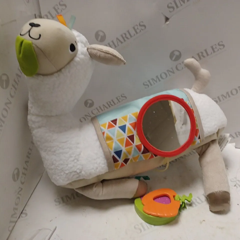 FISHER PRICE GROW-WITH-ME TUMMY TIME LLAMA RRP £31.99