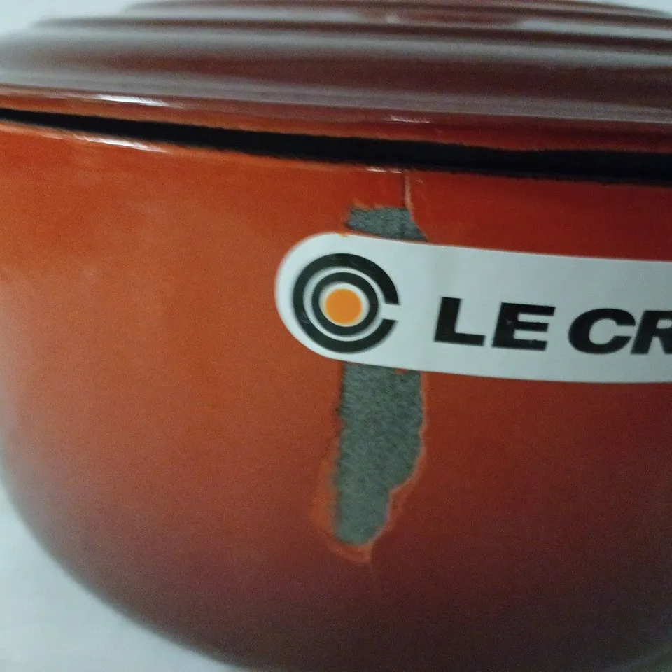 LE CREUSET CAST IRON CASSEROLE POT