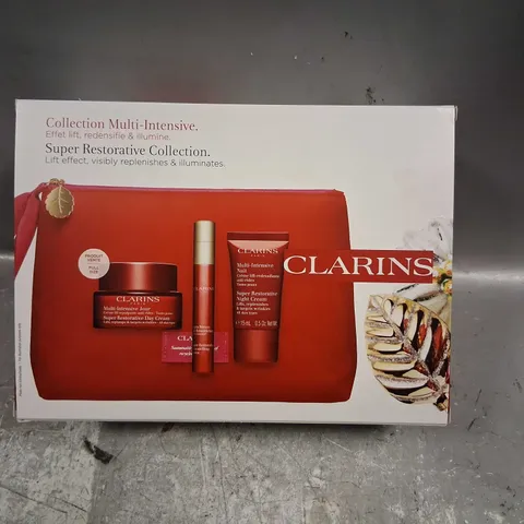 BOXED CLARINS SUPER RESTORATIVE COLLECTION 