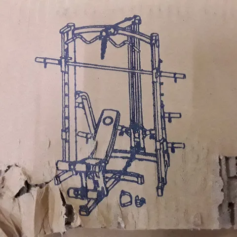 BOXED MARCY MWB-1282 SMITH MACHINE (BOX 1 OF 3 ONLY)