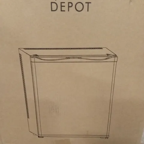 BOXED ANJI DEPOT MINI WINE FRIDGE 40L
