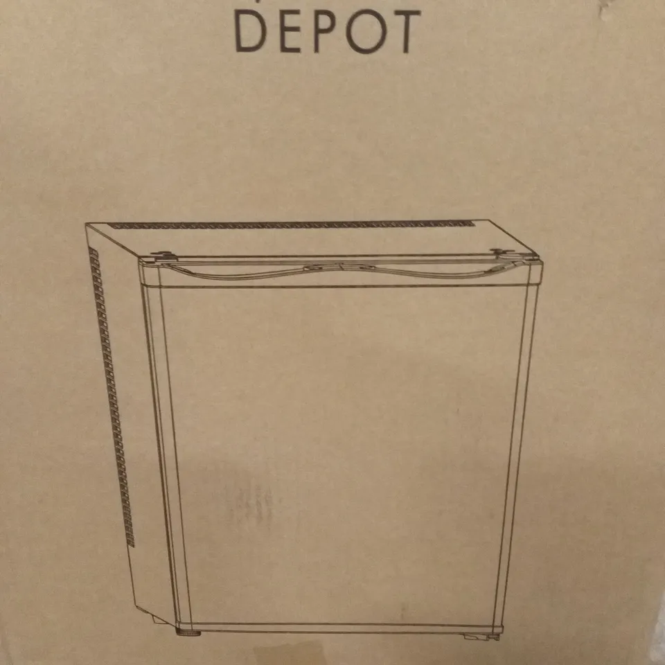BOXED ANJI DEPOT MINI WINE FRIDGE 40L