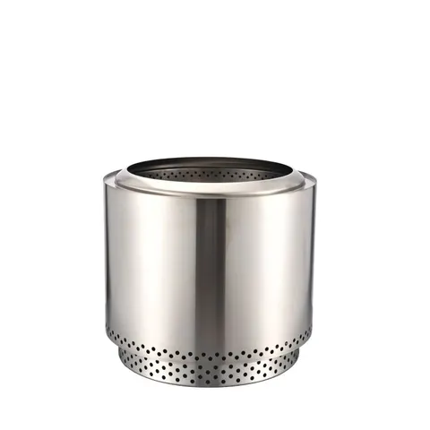BOXED ELECTRIQ SMOKELESS FIREPIT - STAINLESS STEEL