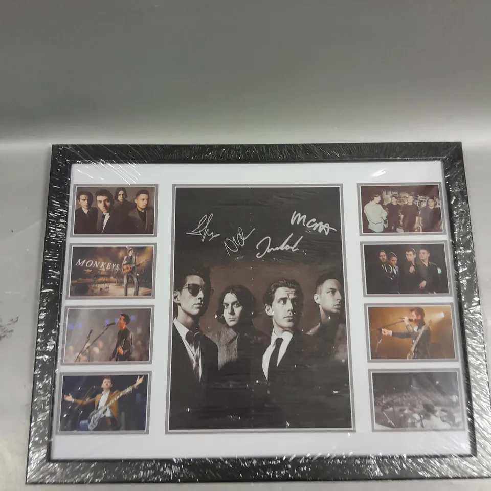 FRAMED ARCTIC MONKEYS STAGE SHOTS COLLAGE 