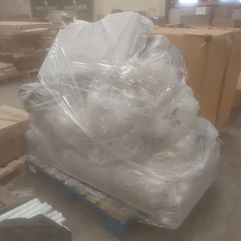 PALLET OF ASSORTED INCOMPLETE SOFA PARTS AND PIECES