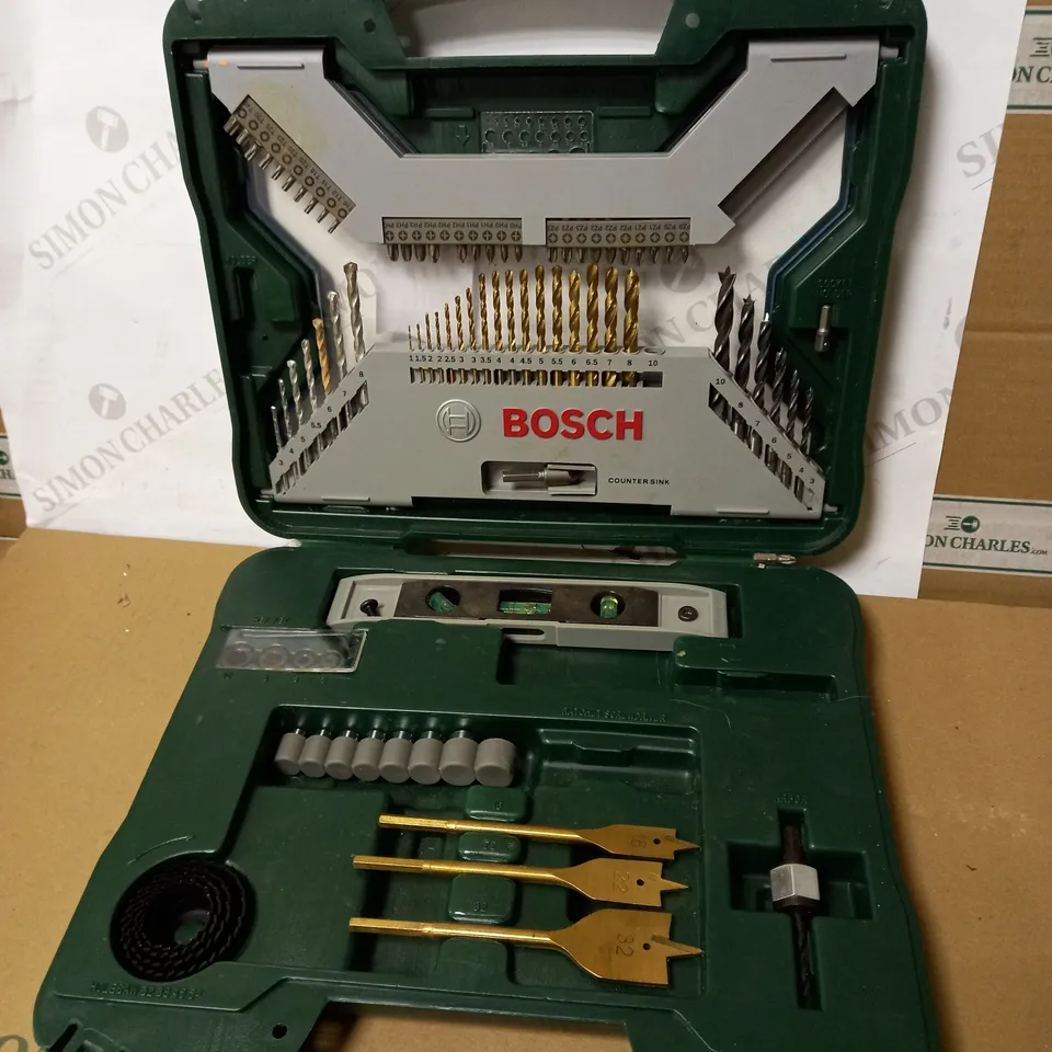 BOSCH HOME AND GARDEN 100-PIECE X-LINE TITANIUM DRILL AND SCREWDRIVER BIT SET