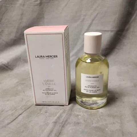 LAURA MERCIER AMBRE VANILLE 100ML BATH AND BODY OIL