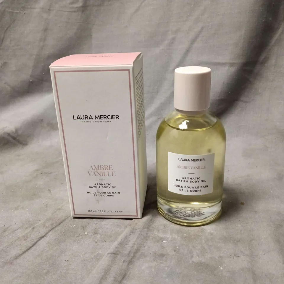 LAURA MERCIER AMBRE VANILLE 100ML BATH AND BODY OIL