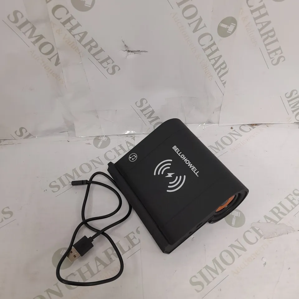 BOXED BELL & HOWELL 2IN1 WIRELESS CHARGING TOUCH SPEAKER