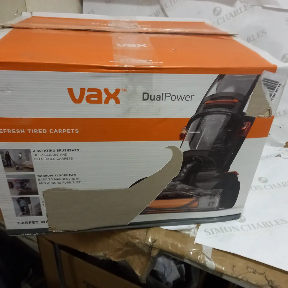 VAX W86-DP-B DUAL POWER CARPET CLEANER