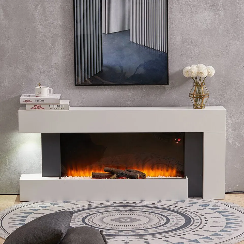 BOXED SHANNAN ELECTRIC FIRE SUITE
