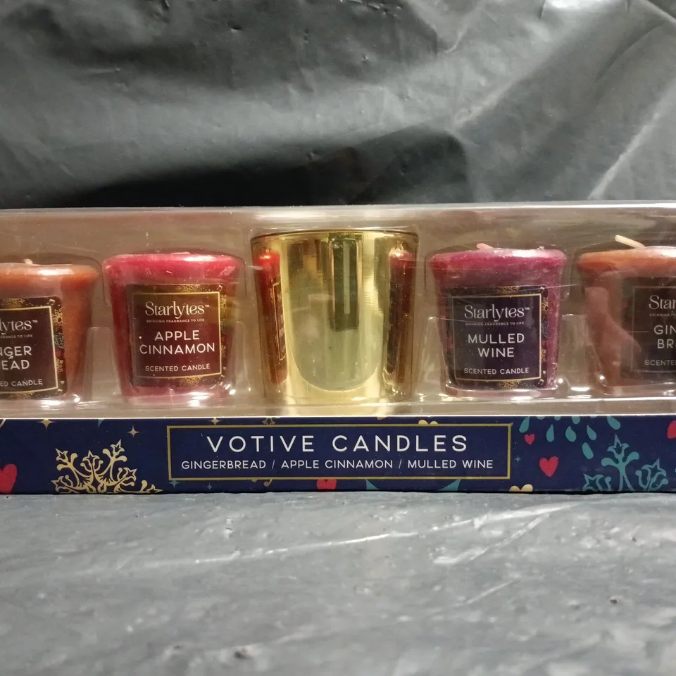 STARLYTES VOTIVE SCENTED CANDLE SET