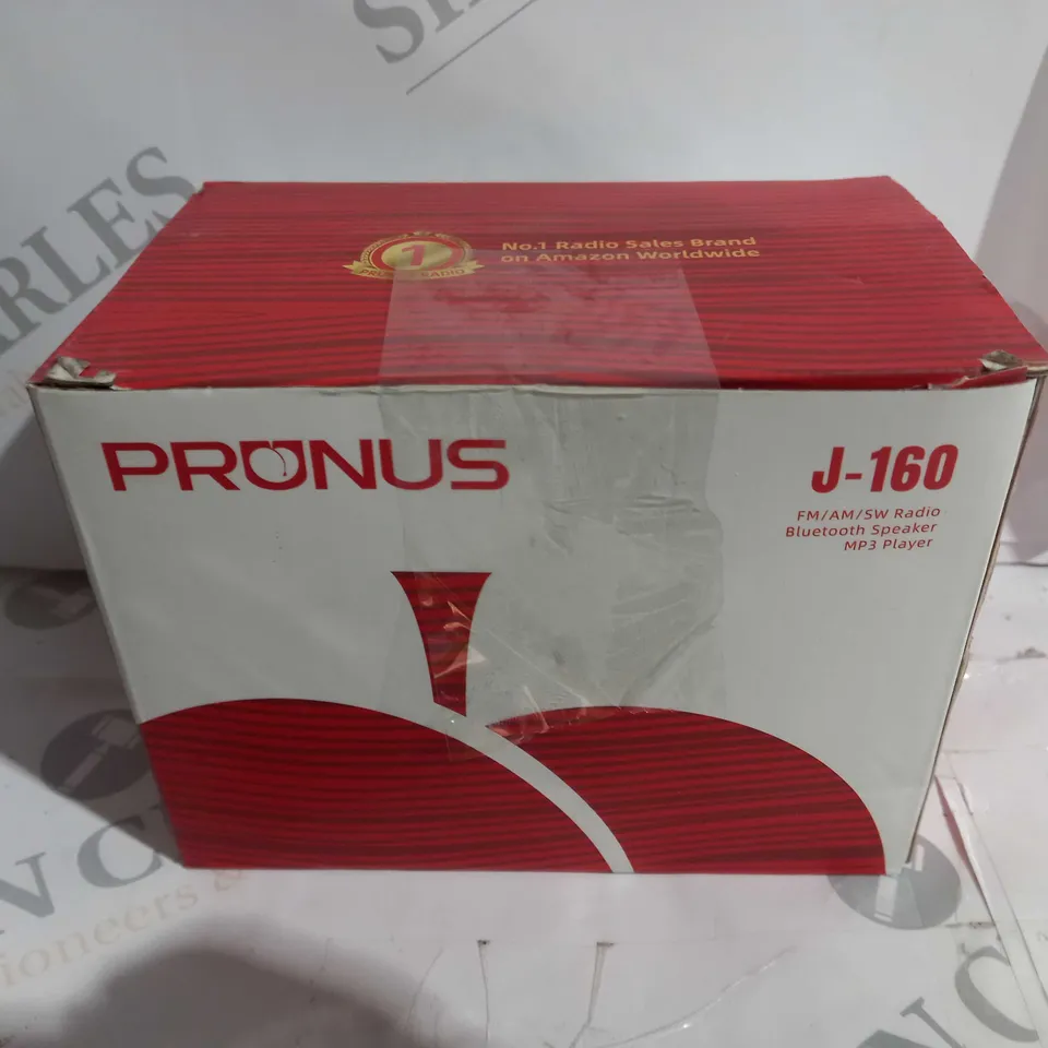 BOXED PRONUS J-160 FM/AM/SW RADIO BLUETOOTH SPEAKER MP3 RADIO