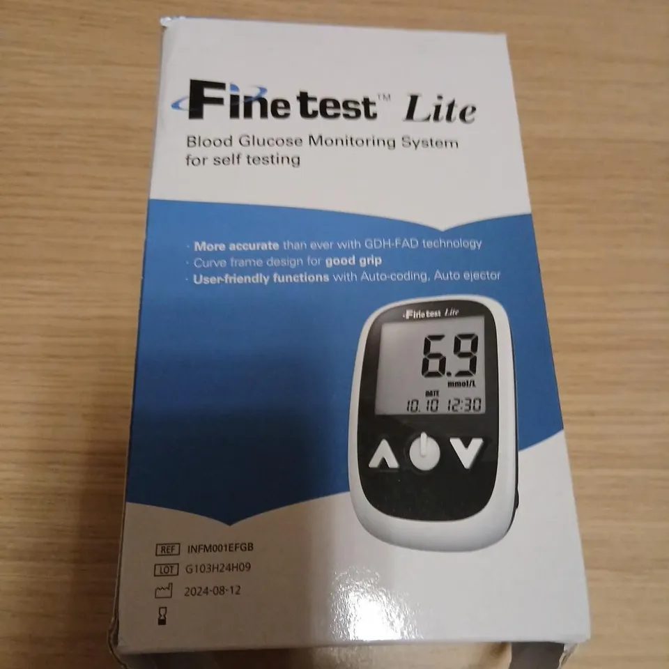 FINETEST LITE BLOOD GLUCOSE MONITORING SYSTEM – SELF TESTING  