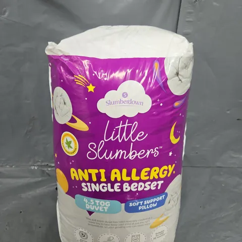 SLUMBERDOWN ANIT ALLERGY SINGLE BED SET
