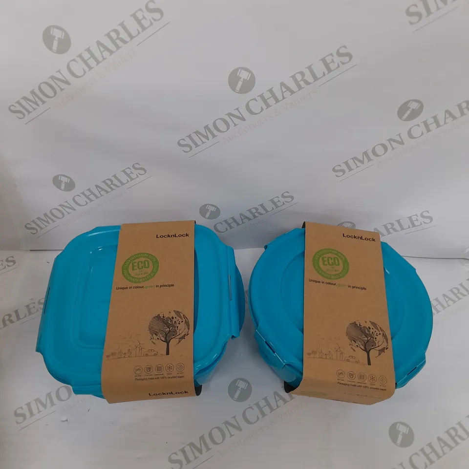 BOXED SET OF NESTING TUPPERWARE IN BLUE