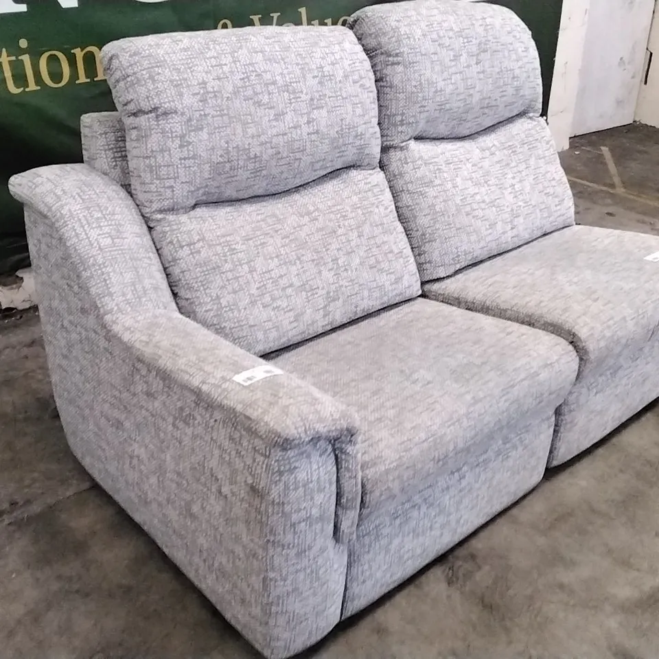QUALITY BRITISH DESIGNED & MANUFACTURED G PLAN 2 FIRTH LARGE SOFA UNITS REMCO LIGHT GREY FABRIC