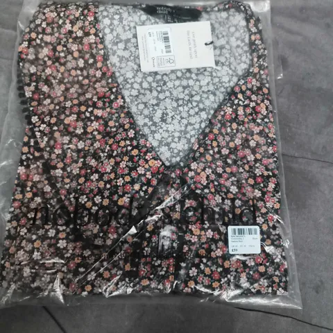 BAGGED NOBODY CHILD ISADORA SHIRT IN FLORAL MULTI - UK 10