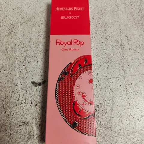 AUDEMARS PIGUET X SWATCH ROYAL POP OTTO ROSSO