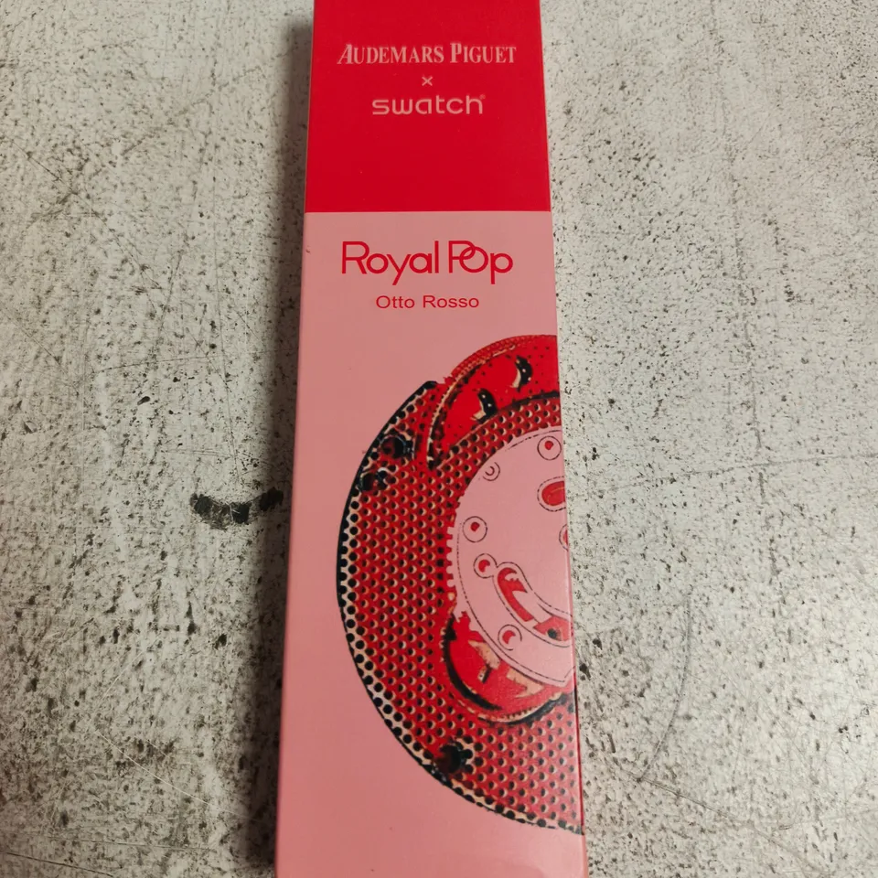 AUDEMARS PIGUET X SWATCH ROYAL POP OTTO ROSSO