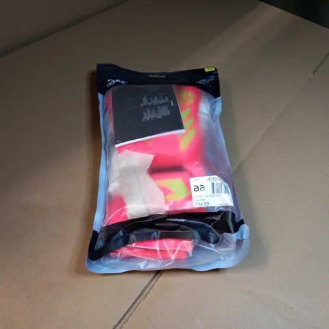 PACKAGED ADIDAS RED/GREEN FOOTBALL GLOVES
