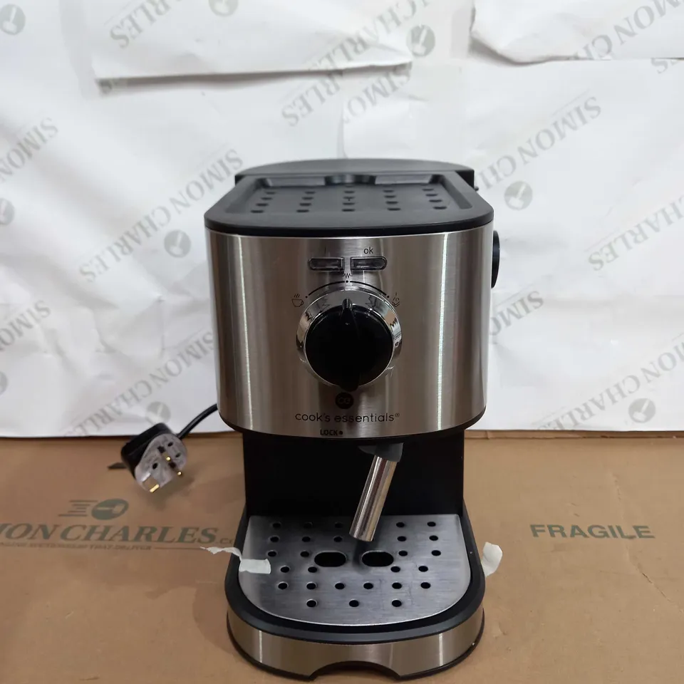 COOK'S ESSENTIALS PUMP ESPRESSO COFFEE MACHINE