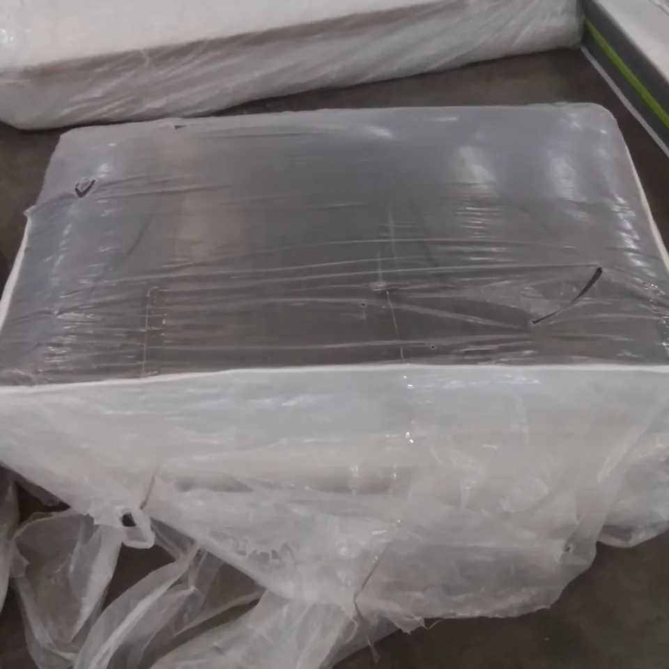 BAGGED BREATHABLE FOAM FREE BONNEL SPRUNG DOUBLE MATTRESS - WHITE