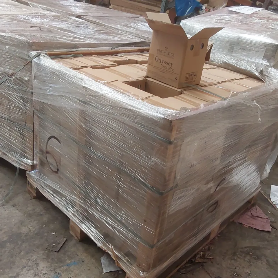 PALLET CONTAINING APPROXIMATELY 648x BRAND NEW ALEXA ENCAUSTIC TILES - 20 x 20cm