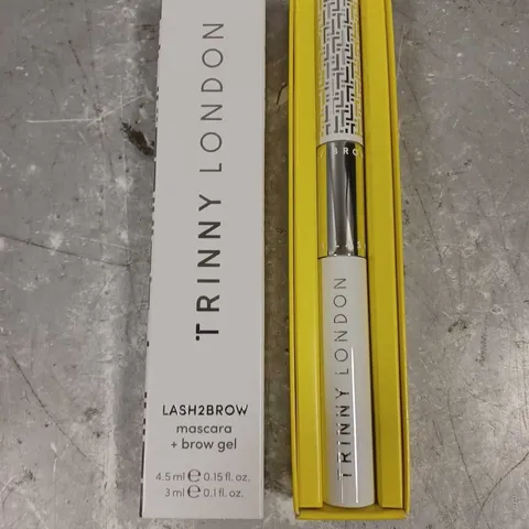 BOXED TRINNY LONDON LASH2BROW MASCARA + BROW GEL IN BLACK/CHESNUT