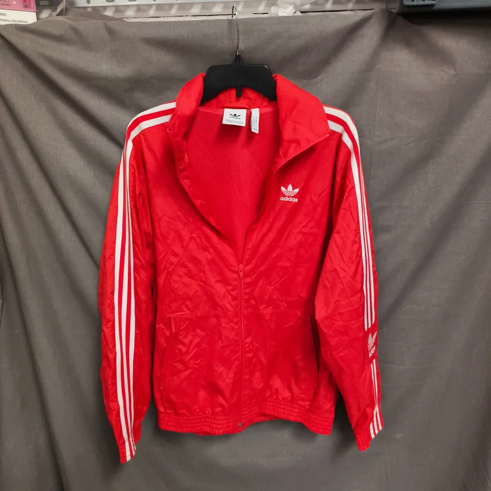 ADIDAS CORAL TRACK JACKET WITH 3 STRIPES – UK S