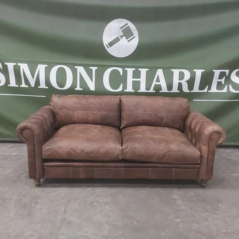 QUALITY DESIGNER 3 SEATER LEATHER SOFA