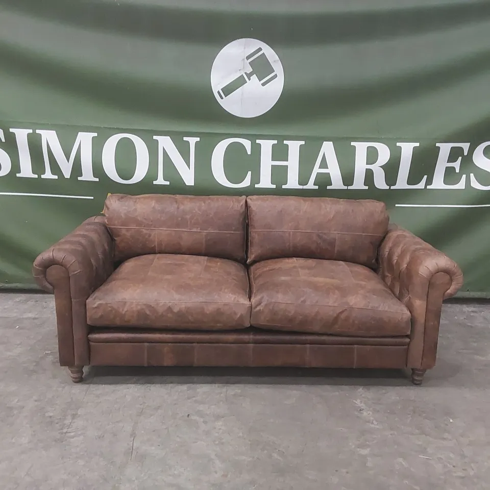 QUALITY DESIGNER 3 SEATER LEATHER SOFA