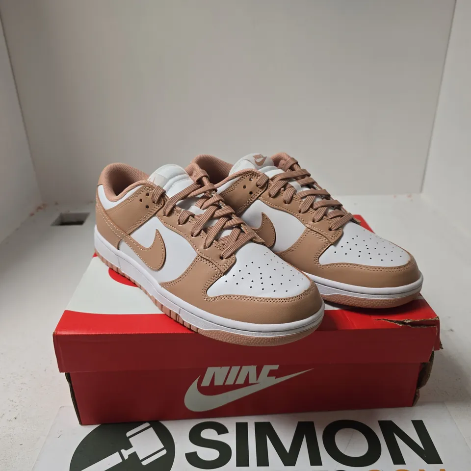 NIKE DUNK LOW WHITE/ROSE WHISPER SIZE 8.5 BOXED