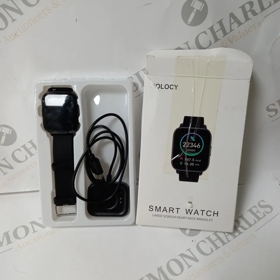 BOXED MOLOCY SMART WATCH IN BLACK