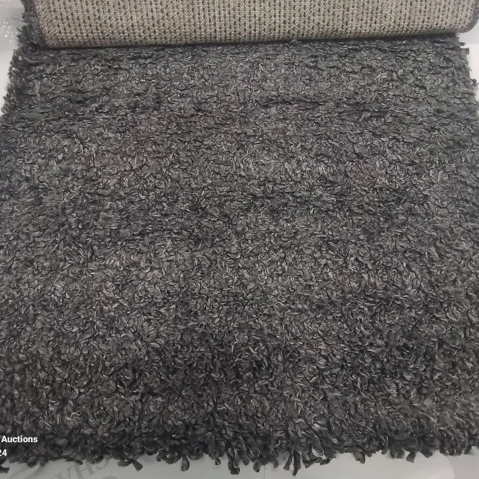 BRAND NEW PACO HOME 450 TRIP 60X100CM ANTHRACITE RUG