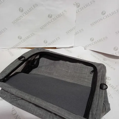 DESIGNER PORTABLE SMALL PET CARRIER - GREY