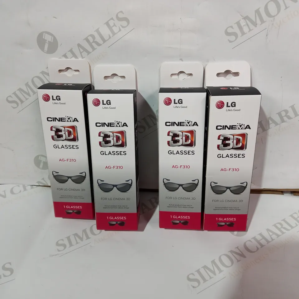 BOX OF 4 LG AG-F310 CINEMA 3D GLASSES