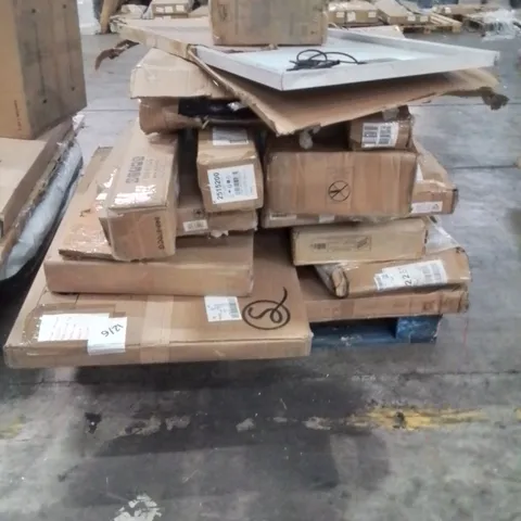 Pallet to include incomplete Furniture parts and peices