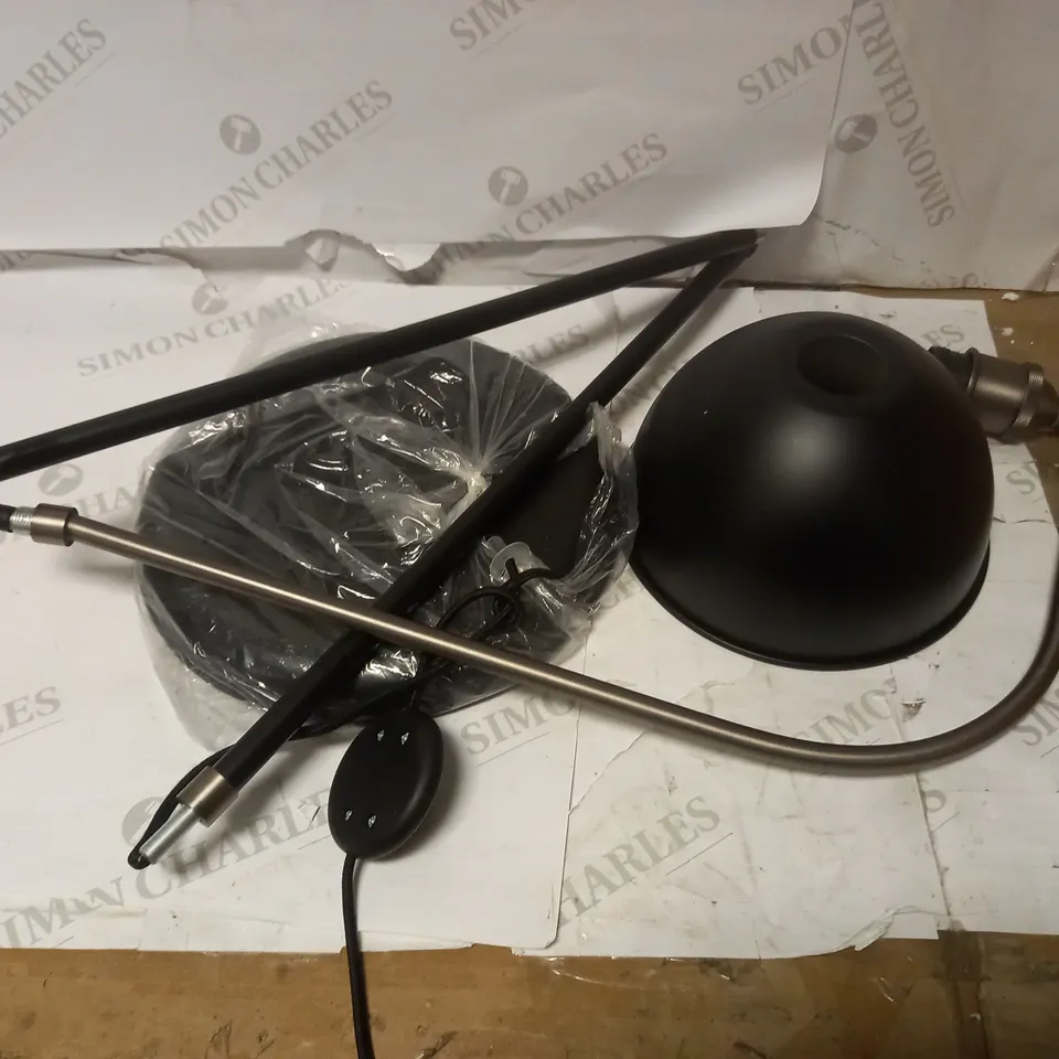 JOHN LEWIS BALDWIN FLOOR LAMP, ANTIQUE PEWTER