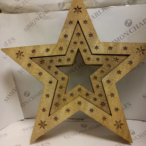 BOXED JOHN LEWIS STAR DECORATION 50cm