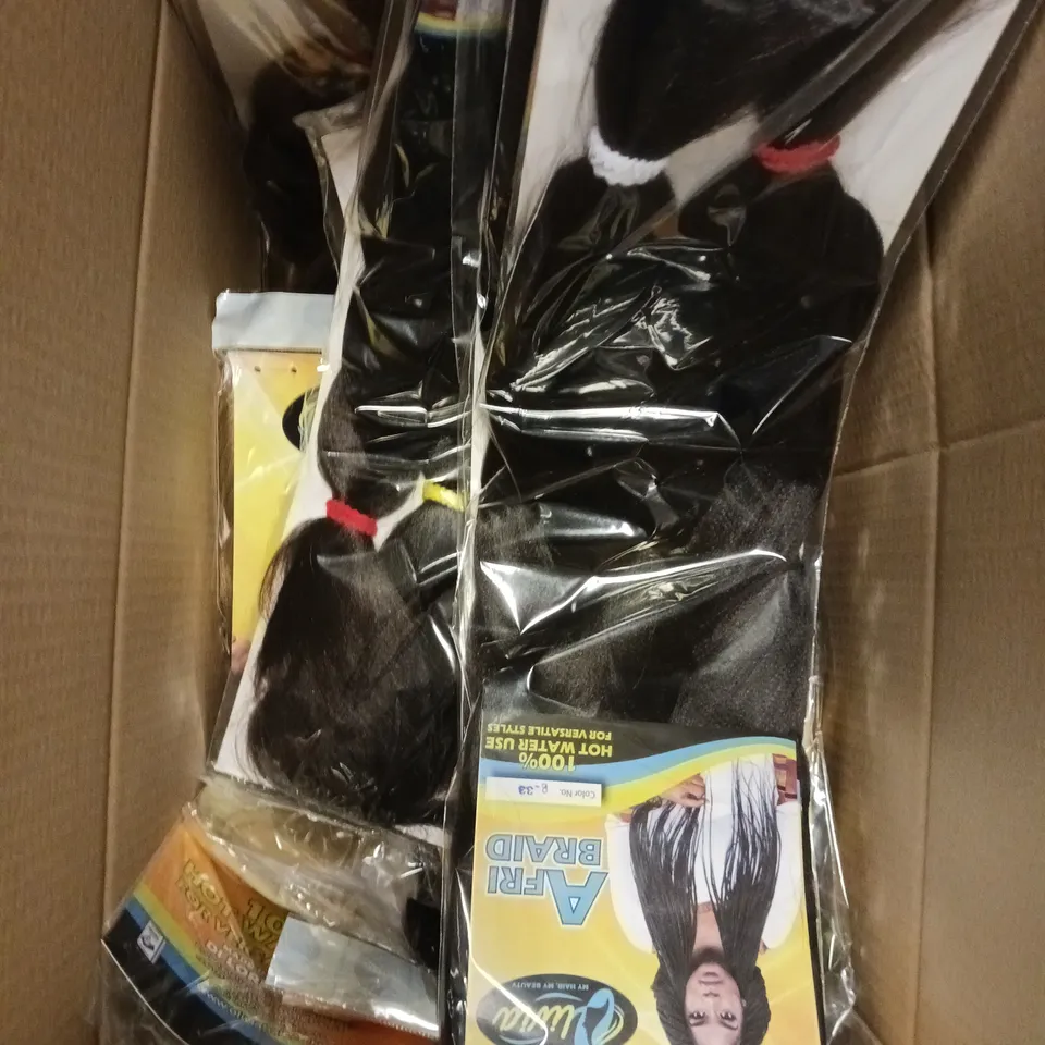 APPROXIMATELY 20 SEALED OLIVIA AFRI BRAID HAIR PIECES - #27 & B-33