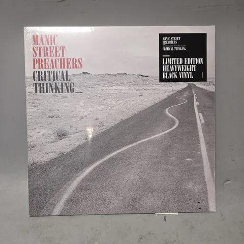 SEALED MANIC STREET PREACHERS CRITICAL THINKING BLACK VINYL
