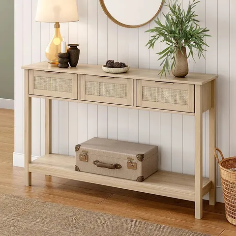 BOXED SPAHN 130.5CM CONSOLE TABLE